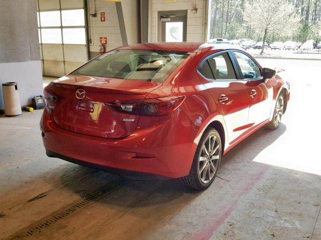 3MZBN1V35JM214478 - 2018 MAZDA 3 TOURING RED photo 4