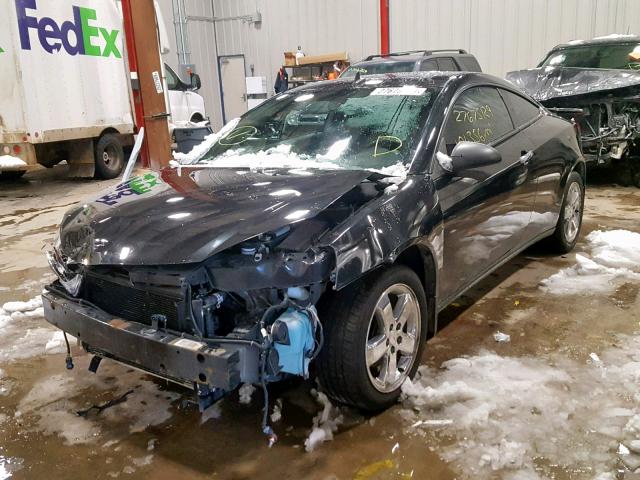 1G2ZH17N694174916 - 2009 PONTIAC G6 GT BLACK photo 2