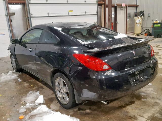 1G2ZH17N694174916 - 2009 PONTIAC G6 GT BLACK photo 3