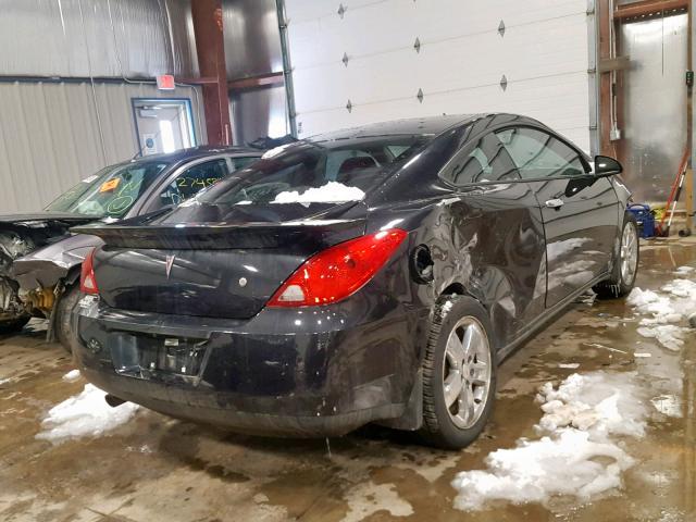 1G2ZH17N694174916 - 2009 PONTIAC G6 GT BLACK photo 4