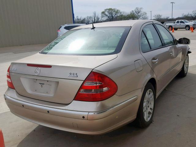 WDBUF56J56A791527 - 2006 MERCEDES-BENZ E 350 GOLD photo 4