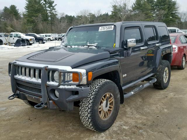 5GTDN136068167745 - 2006 HUMMER H3 BLACK photo 2