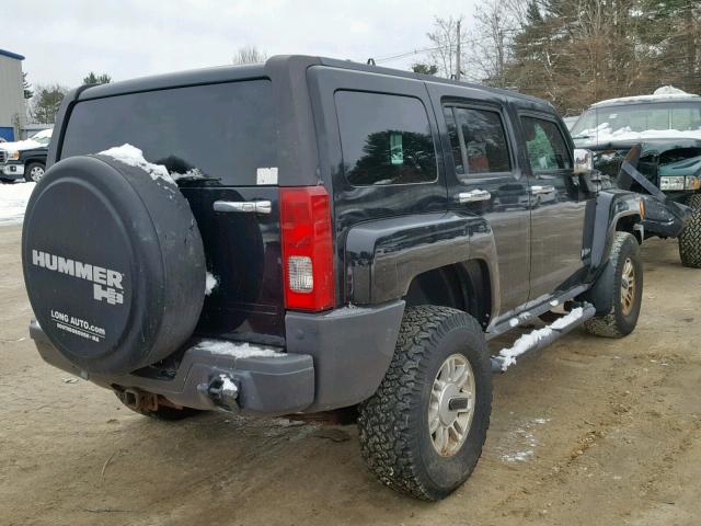 5GTDN136068167745 - 2006 HUMMER H3 BLACK photo 4