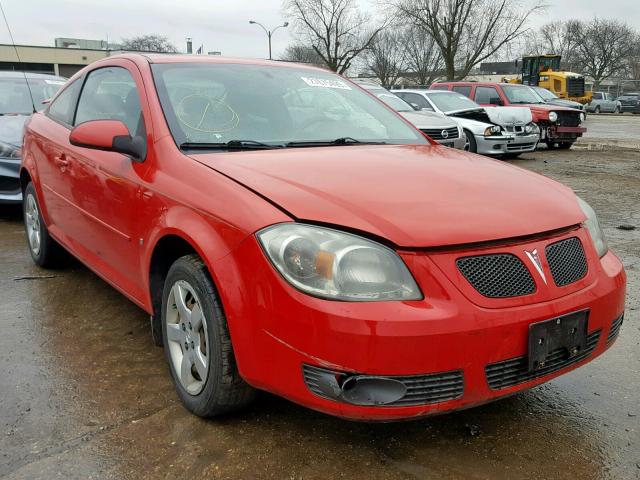 1G2AS18H697272270 - 2009 PONTIAC G5 RED photo 1