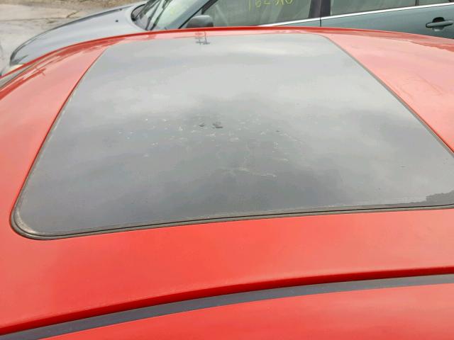 1G2AS18H697272270 - 2009 PONTIAC G5 RED photo 9