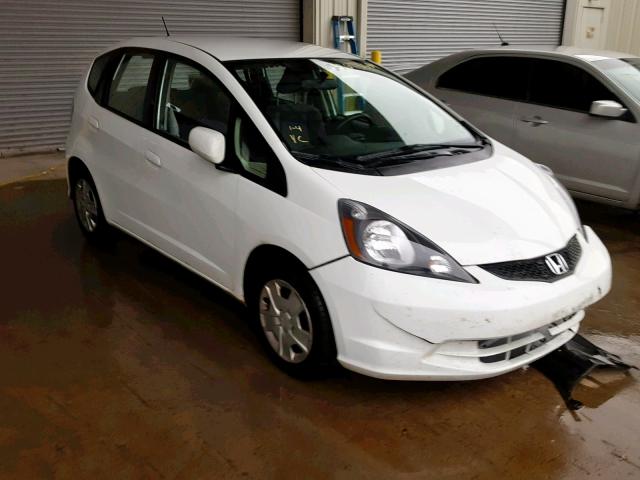 JHMGE8H3XDC011460 - 2013 HONDA FIT WHITE photo 1