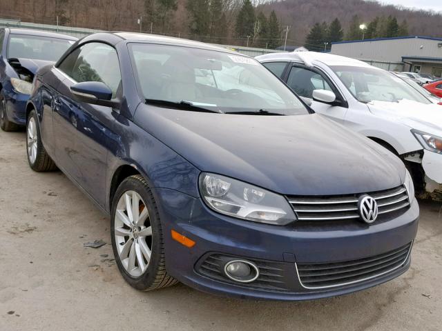 WVWBW7AHXCV002754 - 2012 VOLKSWAGEN EOS KOMFOR BLUE photo 1