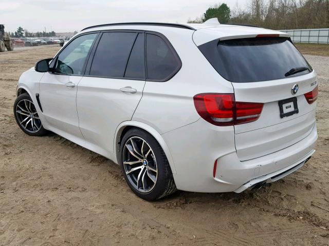 5YMKT6C58G0R78080 - 2016 BMW X5 M WHITE photo 3