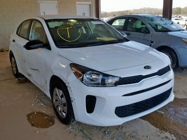 3KPA24AB4JE073063 - 2018 KIA RIO LX WHITE photo 1