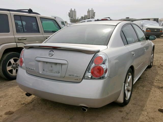 1N4BL11E55N479273 - 2005 NISSAN ALTIMA SE SILVER photo 4