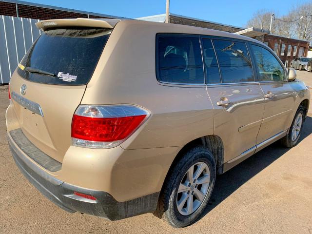 5TDZK3EH0BS026924 - 2011 TOYOTA HIGHLANDER BASE  photo 4