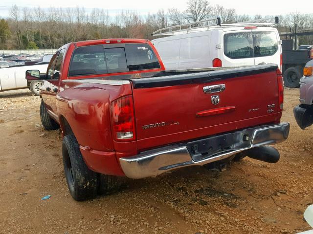 3D7ML48C66G140837 - 2006 DODGE RAM 3500 S RED photo 3