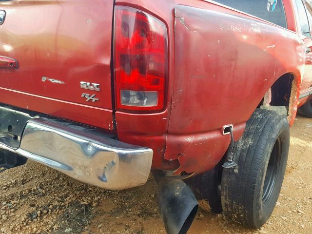 3D7ML48C66G140837 - 2006 DODGE RAM 3500 S RED photo 9