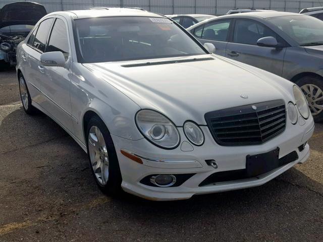 WDBUF56X39B430915 - 2009 MERCEDES-BENZ E 350 WHITE photo 1