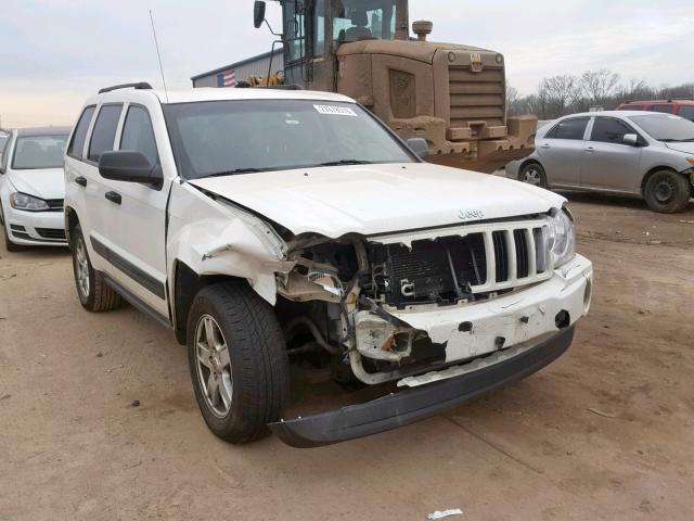 1J4GR48K25C710597 - 2005 JEEP GRAND CHER WHITE photo 1