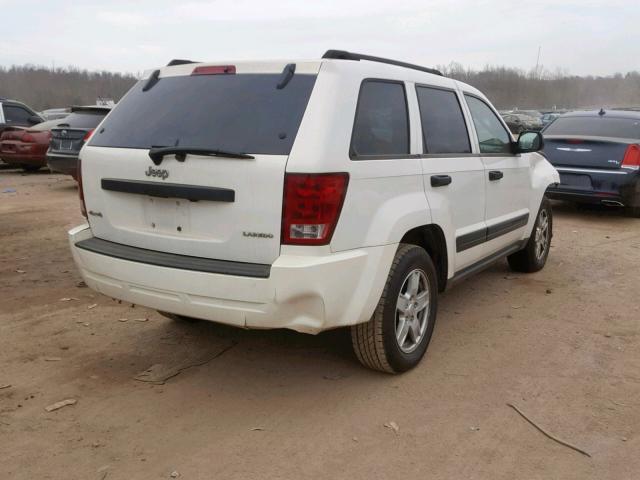 1J4GR48K25C710597 - 2005 JEEP GRAND CHER WHITE photo 4