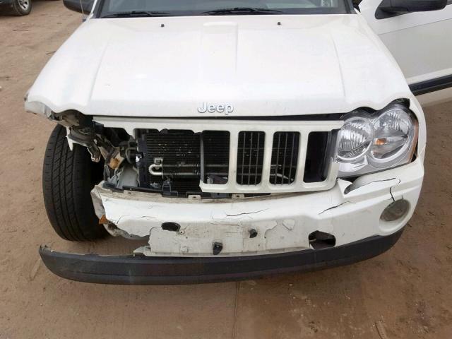 1J4GR48K25C710597 - 2005 JEEP GRAND CHER WHITE photo 7