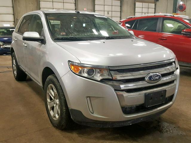 2FMDK4JC3CBA07454 - 2012 FORD EDGE SEL SILVER photo 1