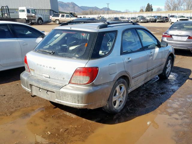 JF1GG68563G812062 - 2003 SUBARU IMPREZA OU SILVER photo 4