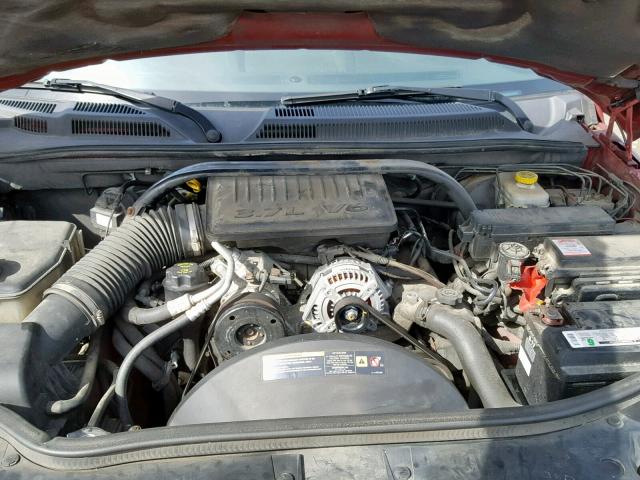 1J8HG48K56C245985 - 2006 JEEP COMMANDER RED photo 7