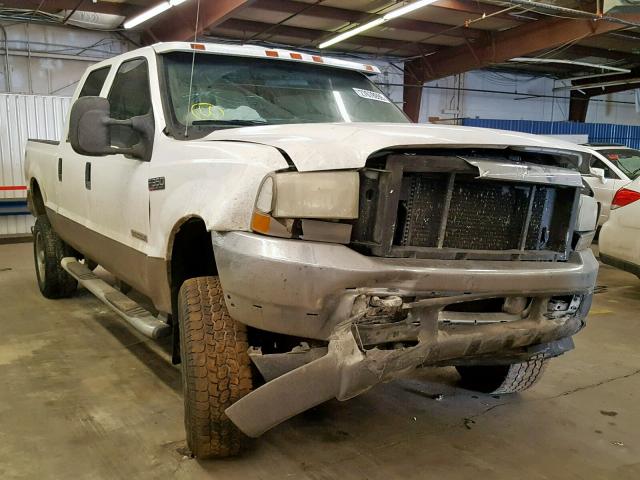 1FTSW31P44EA59212 - 2004 FORD F350 SRW S WHITE photo 1