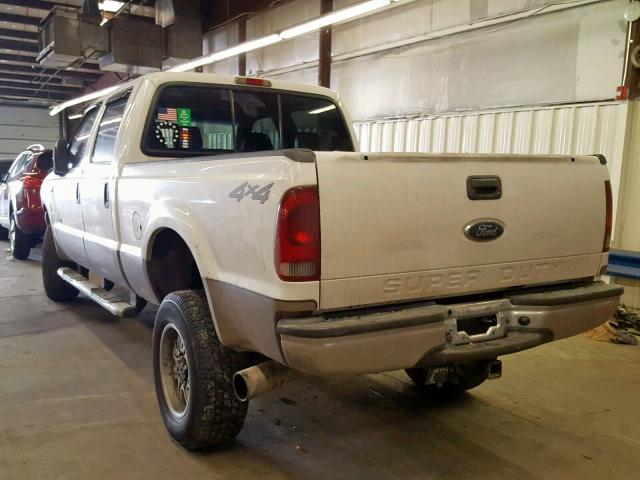 1FTSW31P44EA59212 - 2004 FORD F350 SRW S WHITE photo 3