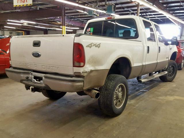 1FTSW31P44EA59212 - 2004 FORD F350 SRW S WHITE photo 4