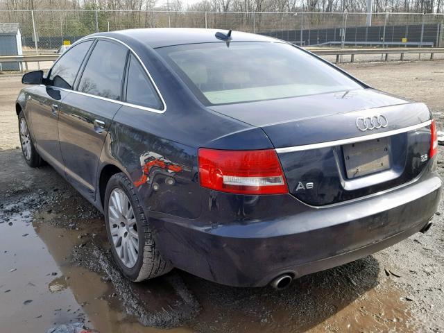 WAUDH74F96N125380 - 2006 AUDI A6 3.2 QUA BLUE photo 3