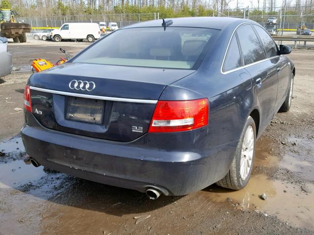 WAUDH74F96N125380 - 2006 AUDI A6 3.2 QUA BLUE photo 4