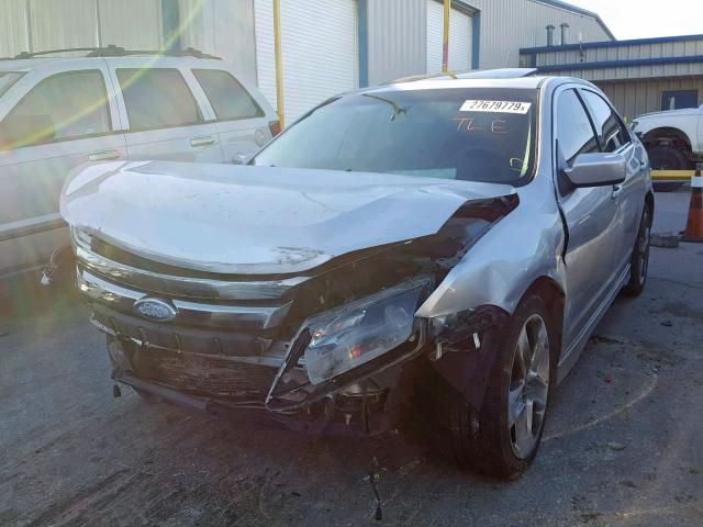 3FAHP0KC9BR151868 - 2011 FORD FUSION SPO SILVER photo 2