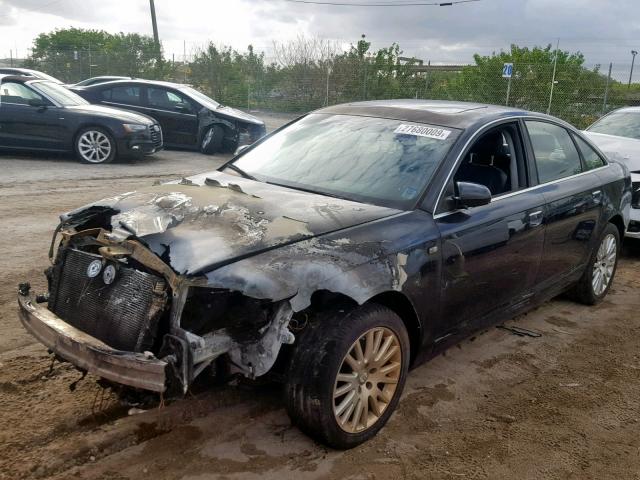 WAUAH74F26N136742 - 2006 AUDI A6 3.2 BLACK photo 2