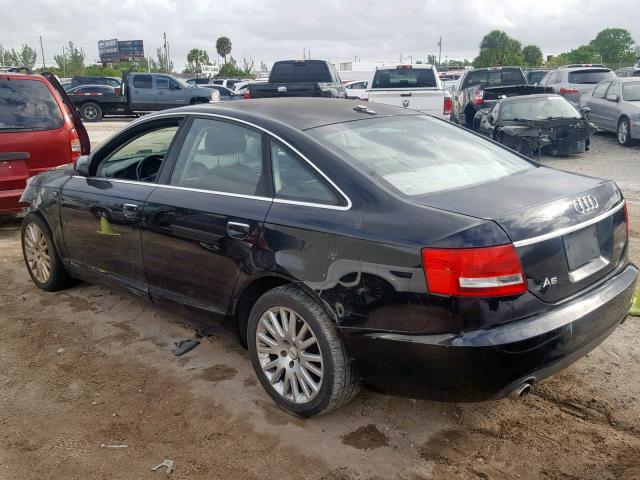 WAUAH74F26N136742 - 2006 AUDI A6 3.2 BLACK photo 3