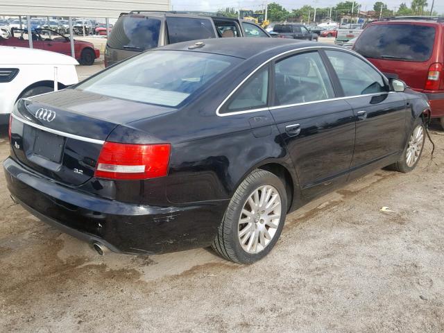 WAUAH74F26N136742 - 2006 AUDI A6 3.2 BLACK photo 4