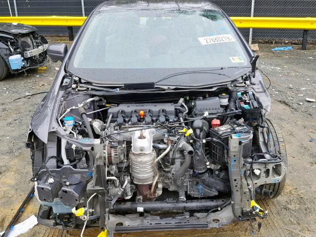 19XFB2F96FE229501 - 2015 HONDA CIVIC EXL GRAY photo 9