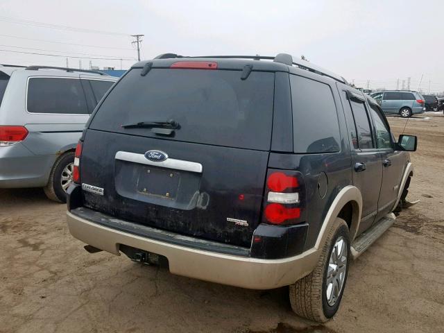 1FMEU64EX7UA49370 - 2007 FORD EXPLORER E BLACK photo 4