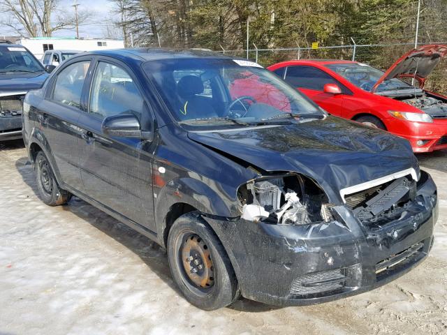 KL1TD56618B059284 - 2008 CHEVROLET AVEO BASE Қара фото 1