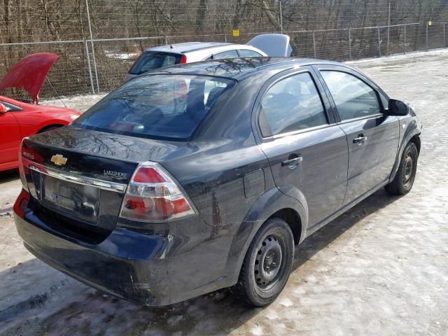 KL1TD56618B059284 - 2008 CHEVROLET AVEO BASE Қара фото 4