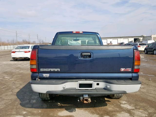 3GTEC14X46G224922 - 2006 GMC NEW SIERRA BLUE photo 6