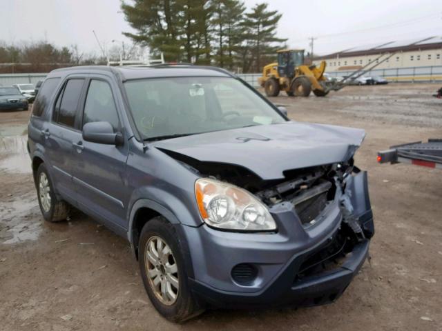 JHLRD78926C046219 - 2006 HONDA CR-V SE GRAY photo 1