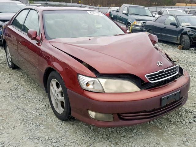 JT8BF28G410304470 - 2001 LEXUS ES 300 BURGUNDY photo 1