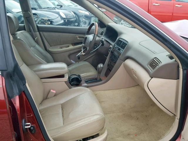 JT8BF28G410304470 - 2001 LEXUS ES 300 BURGUNDY photo 5