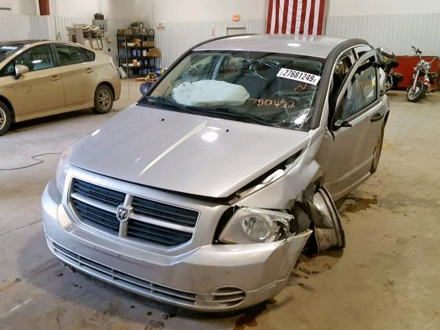 1B3HB28B38D750402 - 2008 DODGE CALIBER SILVER photo 2