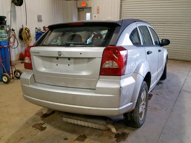 1B3HB28B38D750402 - 2008 DODGE CALIBER SILVER photo 4