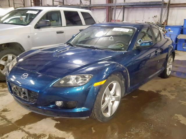 JM1FE173970209202 - 2007 MAZDA RX8 BLUE photo 2