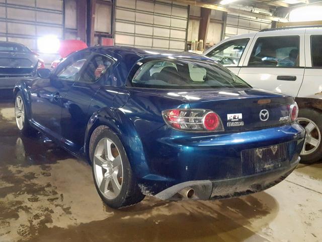 JM1FE173970209202 - 2007 MAZDA RX8 BLUE photo 3