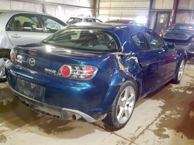 JM1FE173970209202 - 2007 MAZDA RX8 BLUE photo 4