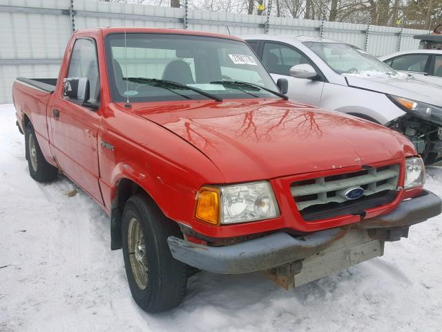 1FTYR10D02TA66888 - 2002 FORD RANGER RED photo 1