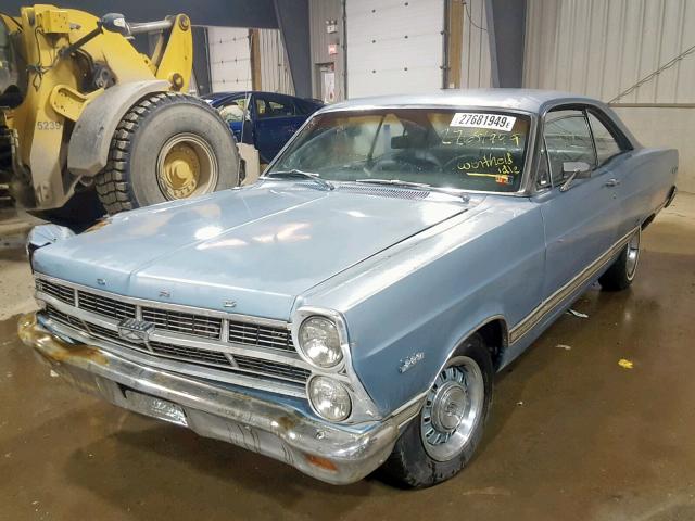 7A35C149456 - 1967 FORD FAIRLANE BLUE photo 2