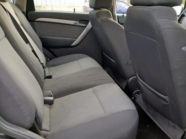KL1TD66E89B320067 - 2009 CHEVROLET AVEO LS BLACK photo 6