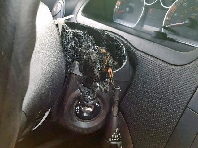 KL1TD66E89B320067 - 2009 CHEVROLET AVEO LS BLACK photo 9